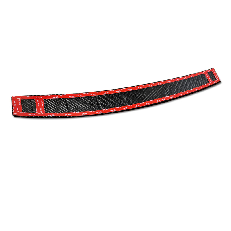 Echt 3D Carbon Achterbumperprotector  Volkswagen Passat (CJ5) incl. R-Line & Hybrid 2023- 'Ribs'