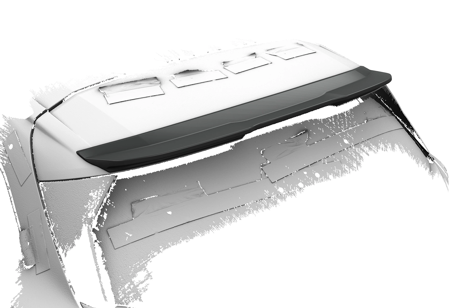 Achterspoiler Peugeot 308 (P51) SW Glans Zwart – 2021–