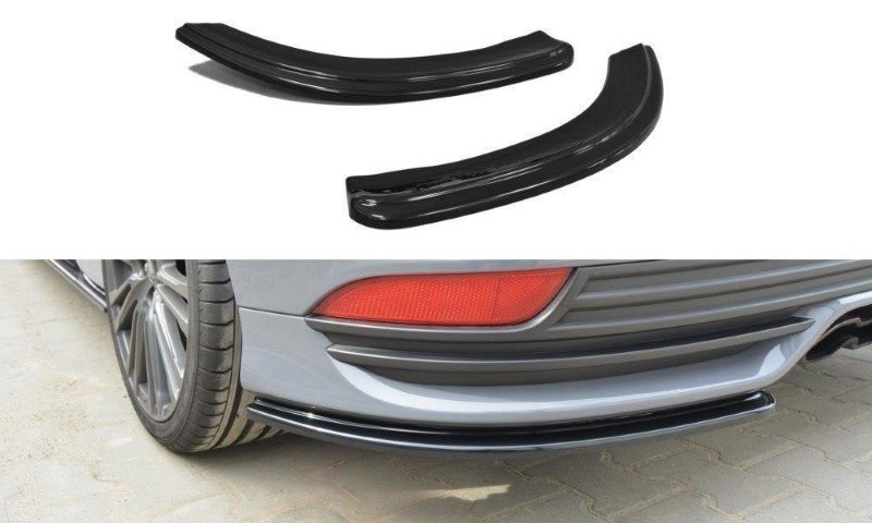 Achterzij Spoilers Ford Focus ST Mk3 FL V.2 Glanzend Zwart