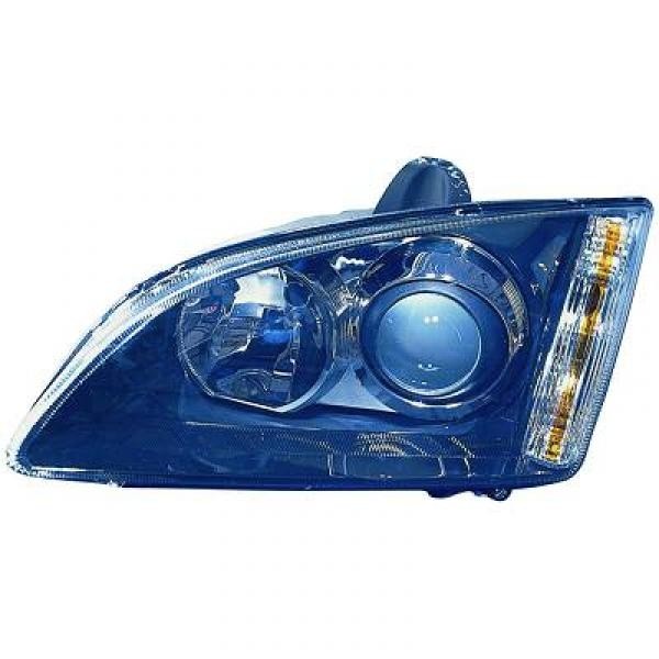 Koplamp links FOCUS 04.08 H1+H7/ZWART