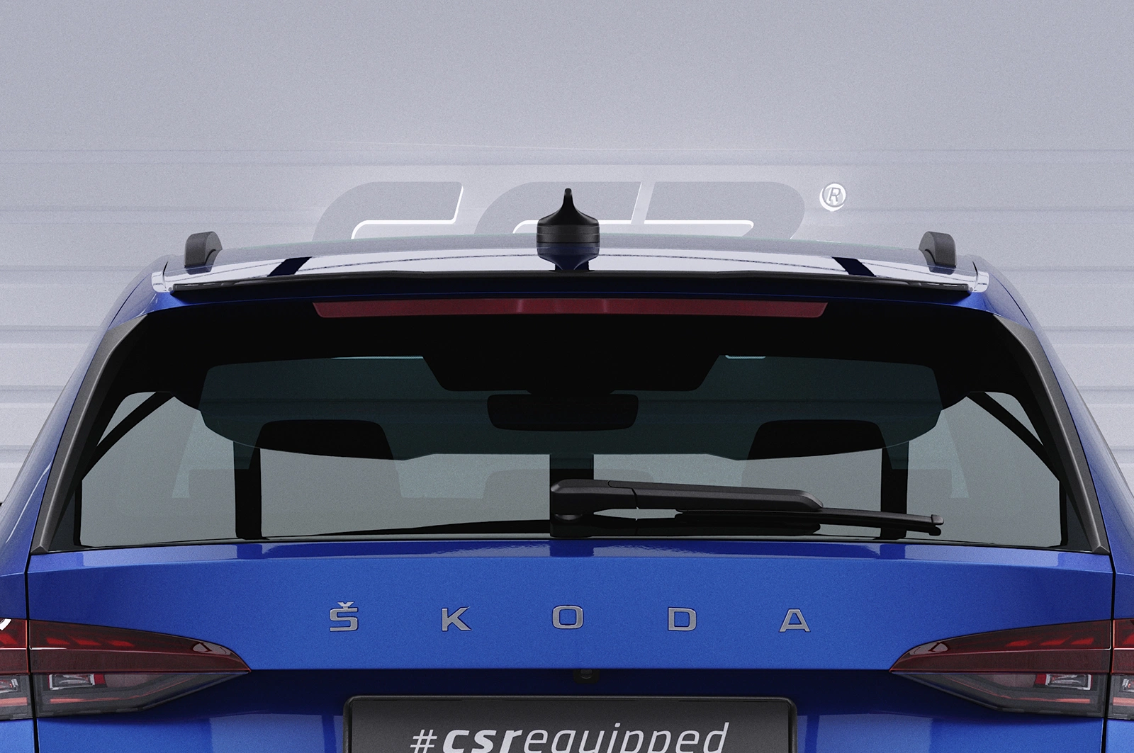 Achterspoiler Skoda Octavia IV Combi (2019–) Glans Zwart – CSR Automotive