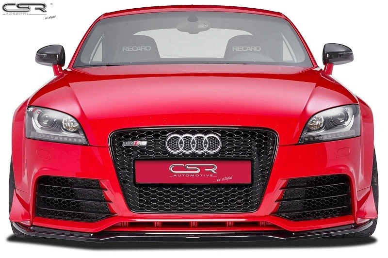 Cupspoilerlip Audi TT RS 8J zwart glans