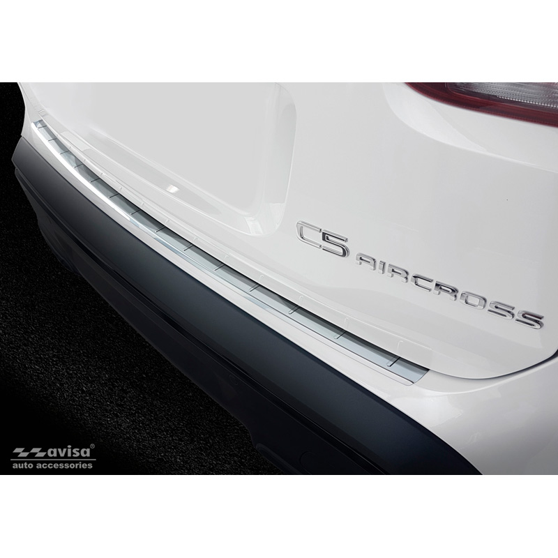 RVS Achterbumperprotector  Citroën C5 Aircross 2018- Incl. Facelift 'Ribs'