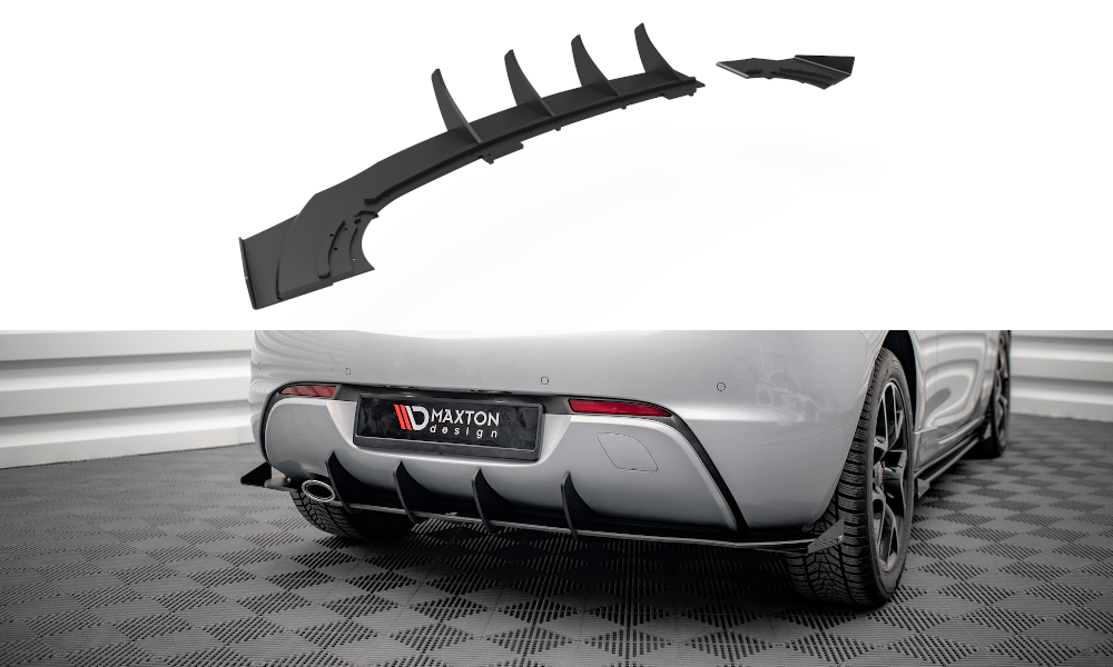 Street Pro Diffuser met Canards Opel Astra J GTC OPC-Line Maxton