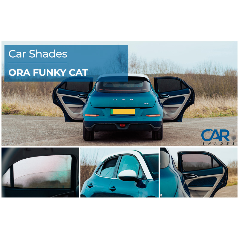 Set Car Shades (achterportieren)  Ora Funky Cat (ES11) 2022- (2-delig)