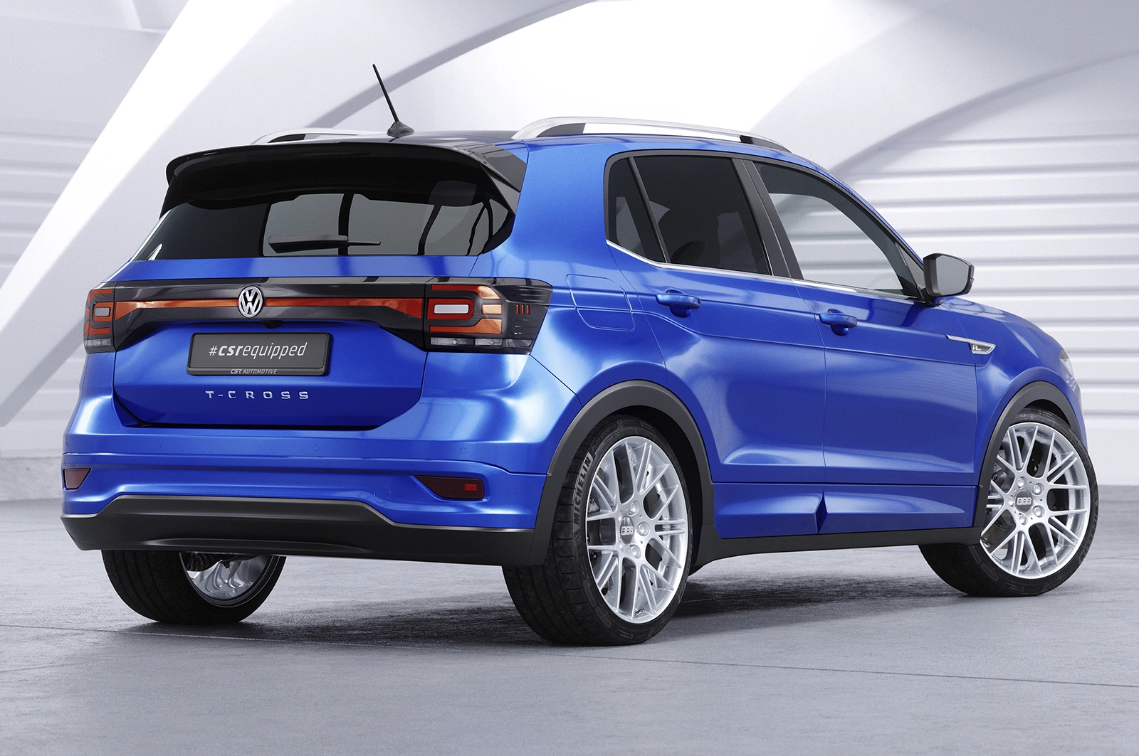 Achterspoiler voor VW T-Cross Glans Zwart (2018–heden) – CSR Automotive