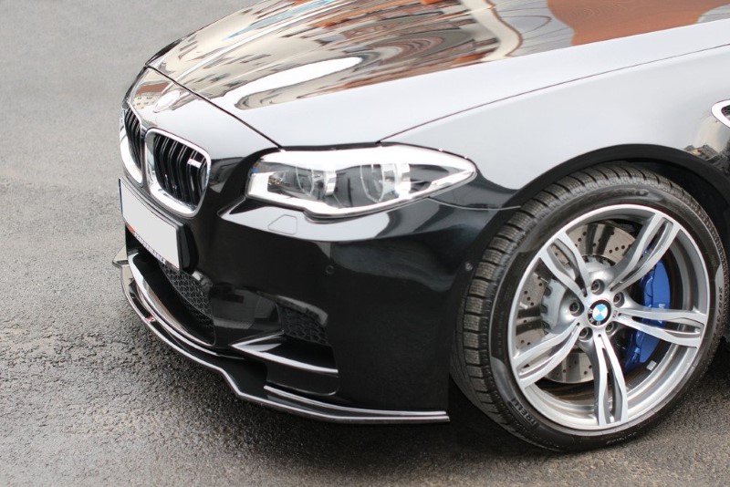 Voorspoiler BMW M5 F10/ F11 Glanzend Zwart