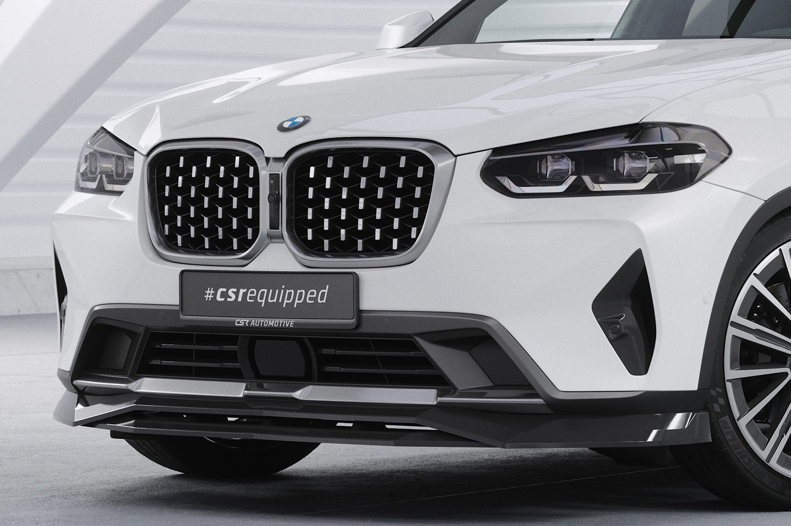 Voorspoiler BMW X4 (G02) Glans Zwart (08/2021–) CSR