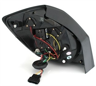 Taillights Skoda Fabia LED 5J 07+ smoke