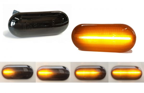 Indicadores LED VW negro