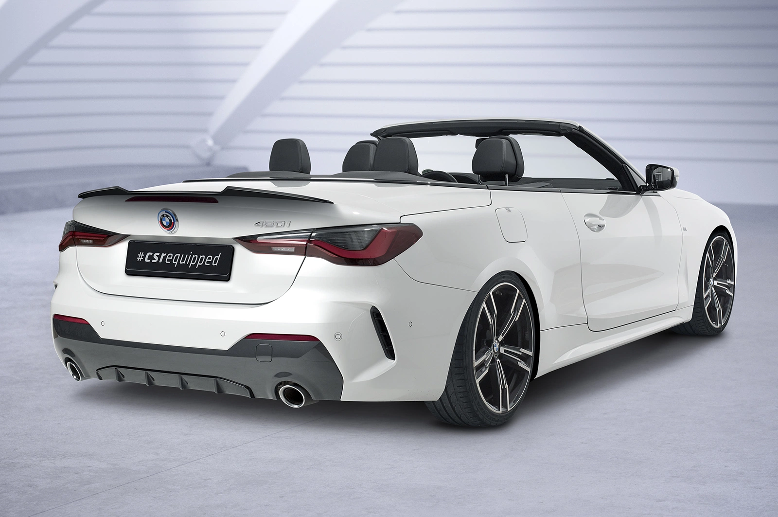 Achterspoiler BMW 4 Serie G23 Cabrio glans zwart – CSR Automotive