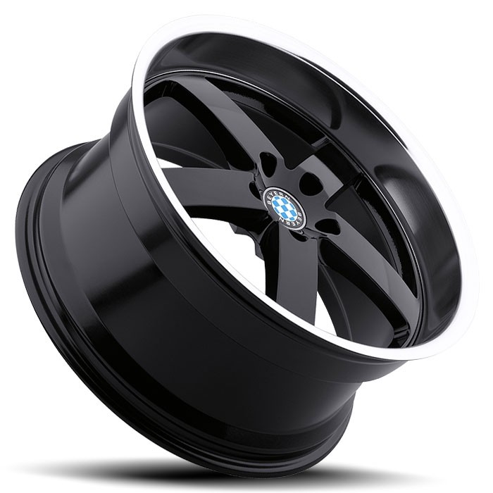 Velgen Beyern Rapp 18x9,5 5x120 ET45 Glanzend Zwart + Machined R