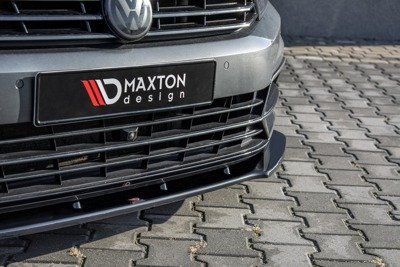 Voorspoiler VW Passat R-Line B8 Glans Zwart