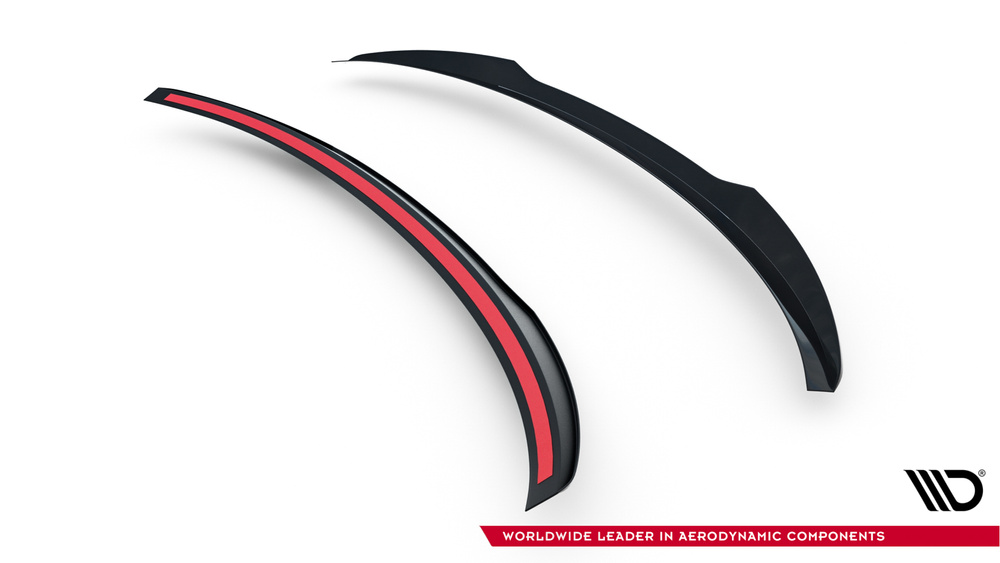 Spoiler AUDI RSQ3 & Q3 S-Line Maxton Glans Zwart
