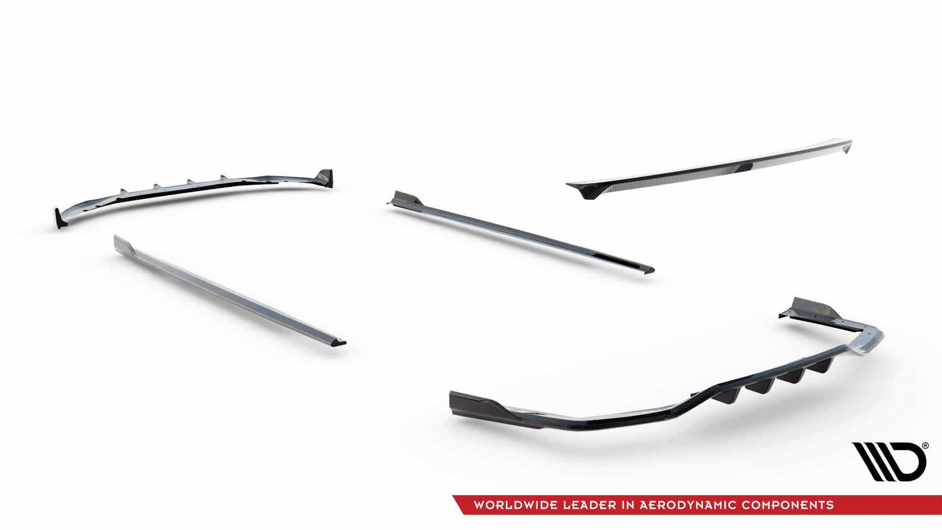Bodykit Carbon Fiber Splitters BMW 7 M-Pack G11 Facelift (2019–2022)