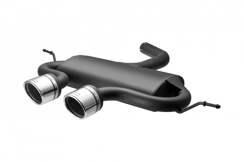 Einddemper VW Golf V 2003-2008 RVS eindstuk 100mm r32-look ulter
