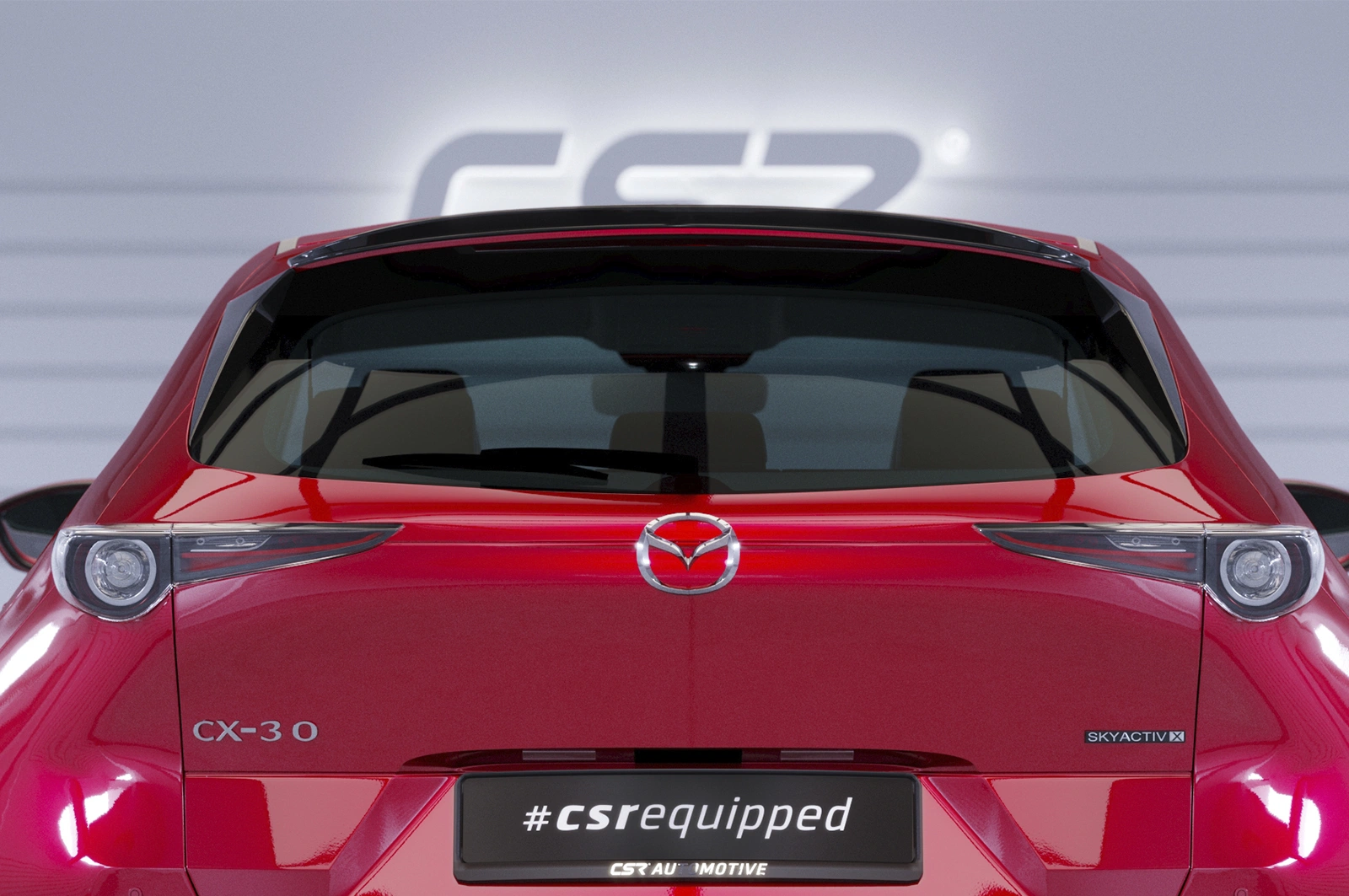 Achterspoiler Mazda CX-30 Glans Zwart – CSR Design