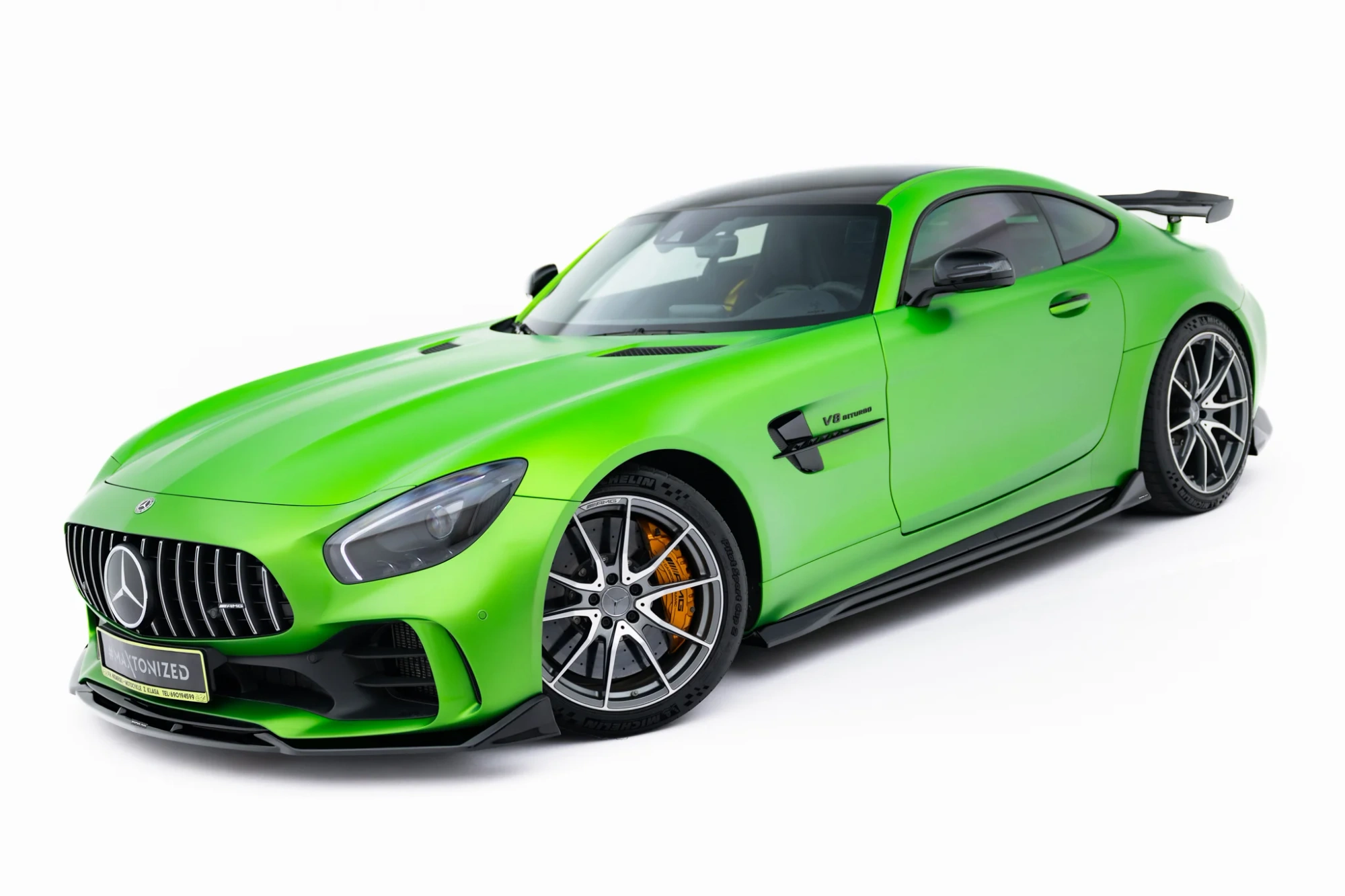Zijskirts Mercedes-AMG GT R C190 Facelift Glans Zwart