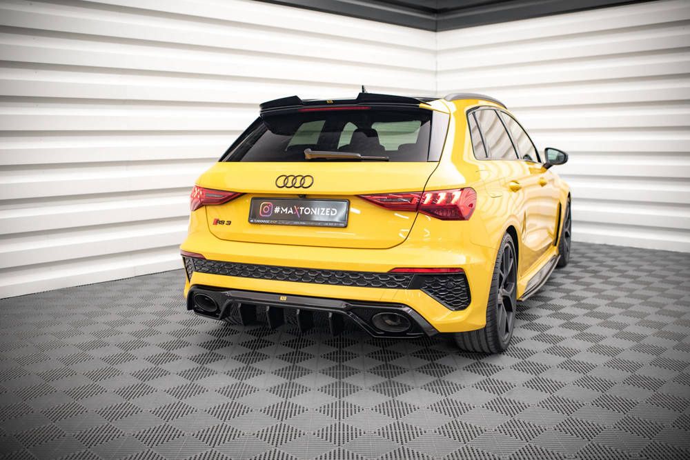 Diffuser Audi RS3 8Y Maxton Glans Zwart