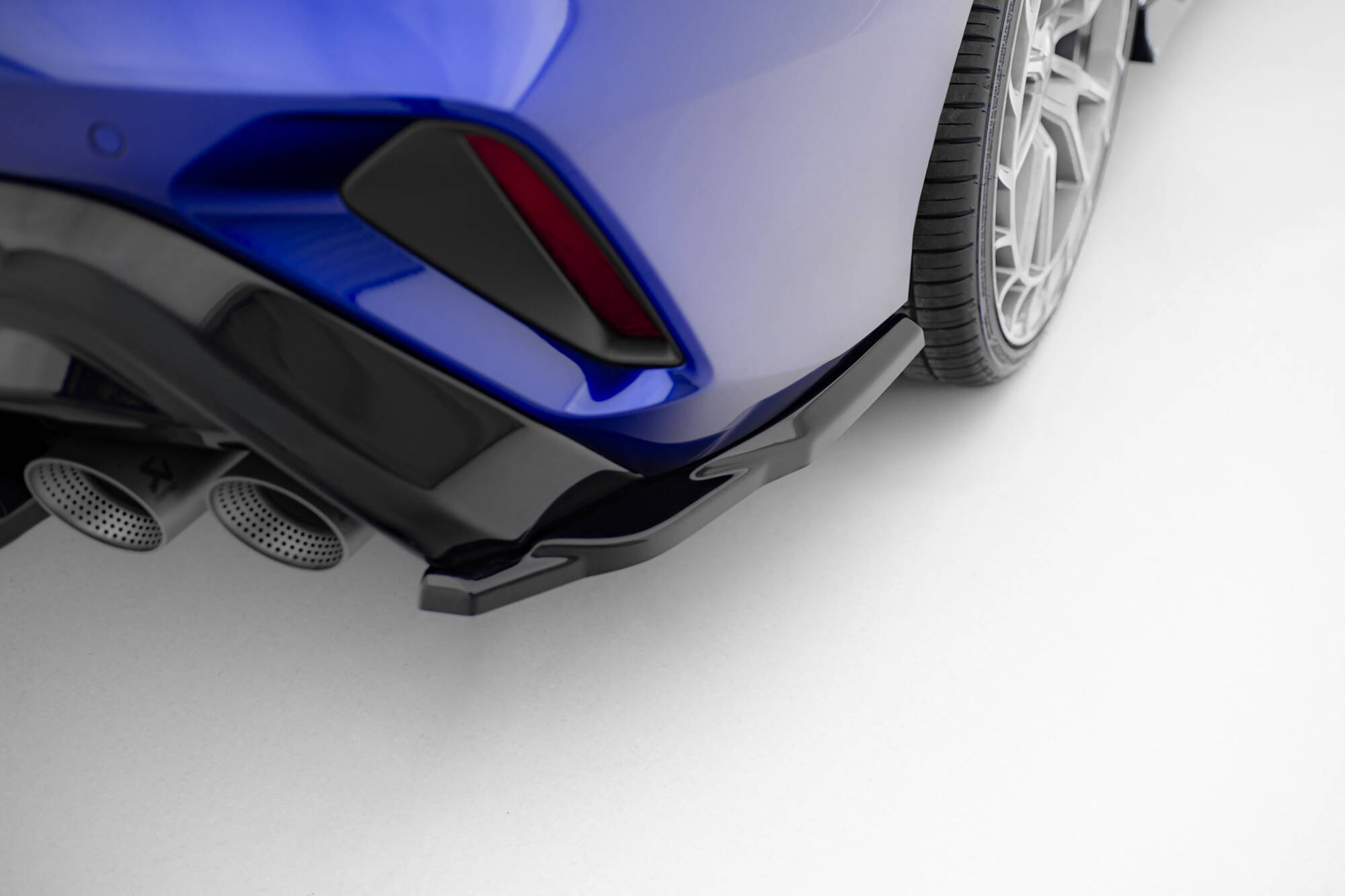 Achterzij Spoilers Audi S3 Sedan 8Y Facelift Maxton Glanzend zwart