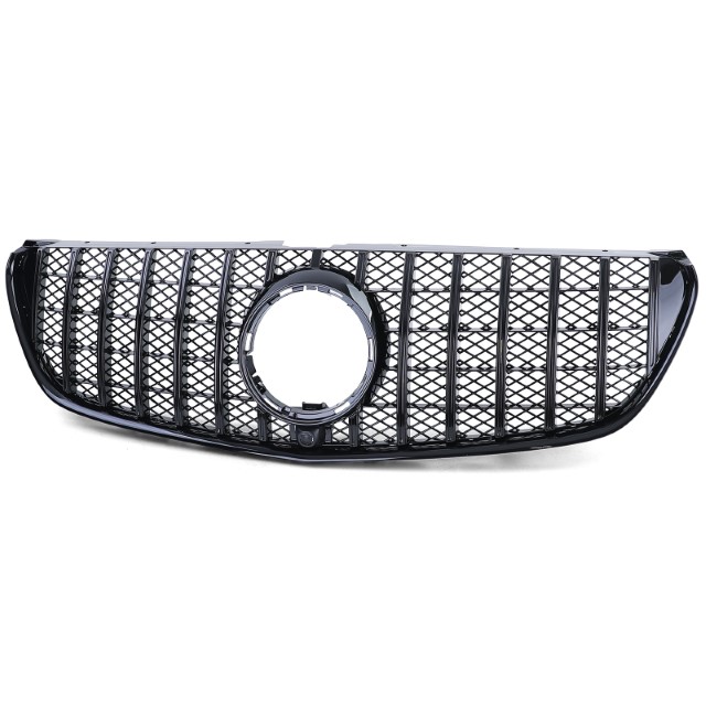 Grill Mercedes V-Class W447 (14-19) GT Look Zwart Camera