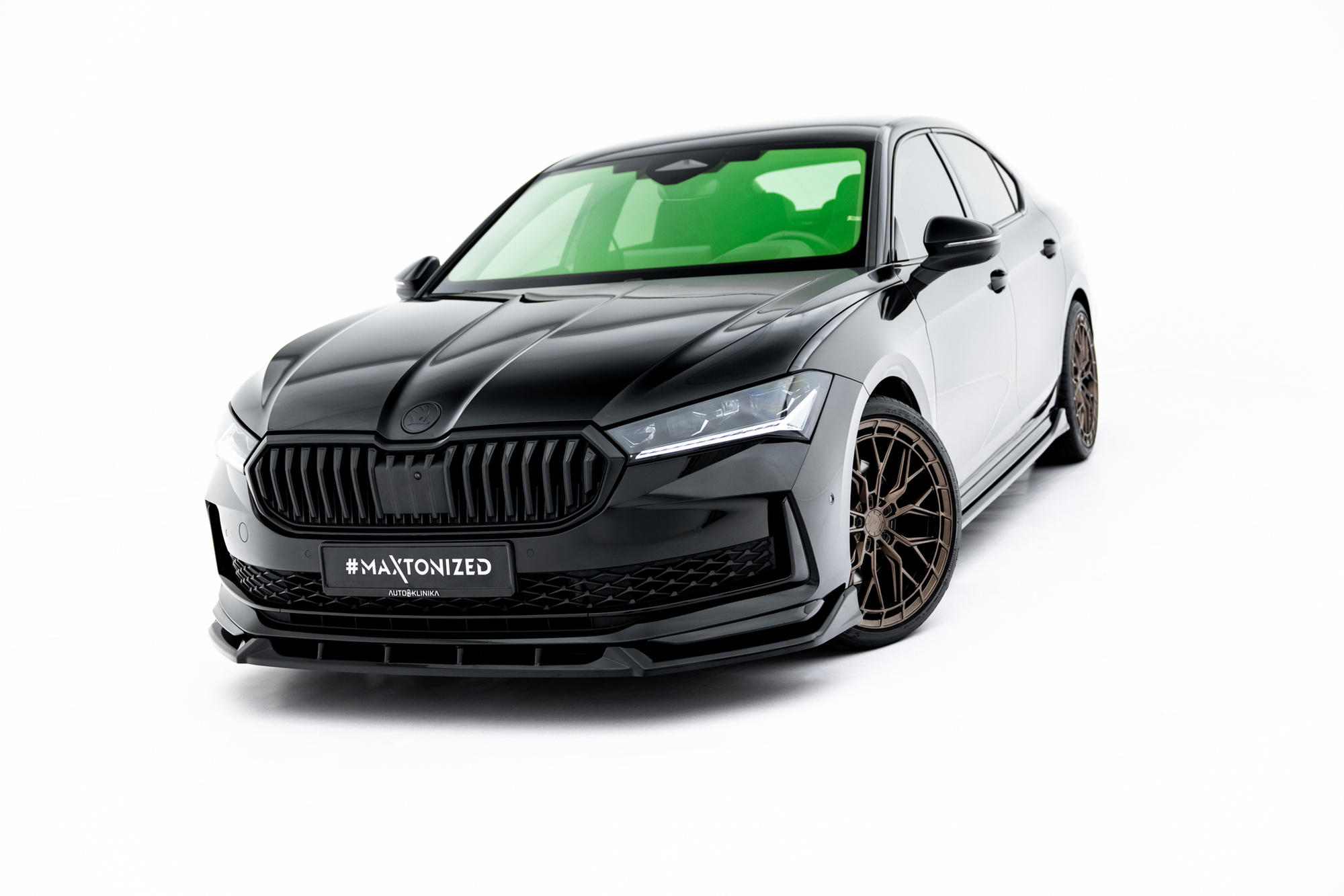 Front Splitter Skoda Superb Sportline Mk4 V.2 – Skoda Superb Sportline 2024