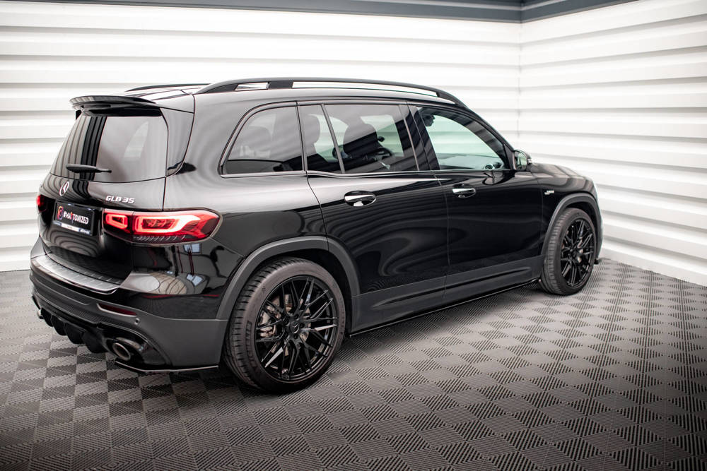 Zijskirts Mercedes GLB AMG Pakket & GLB 35 AMG Maxton Glans Zwart