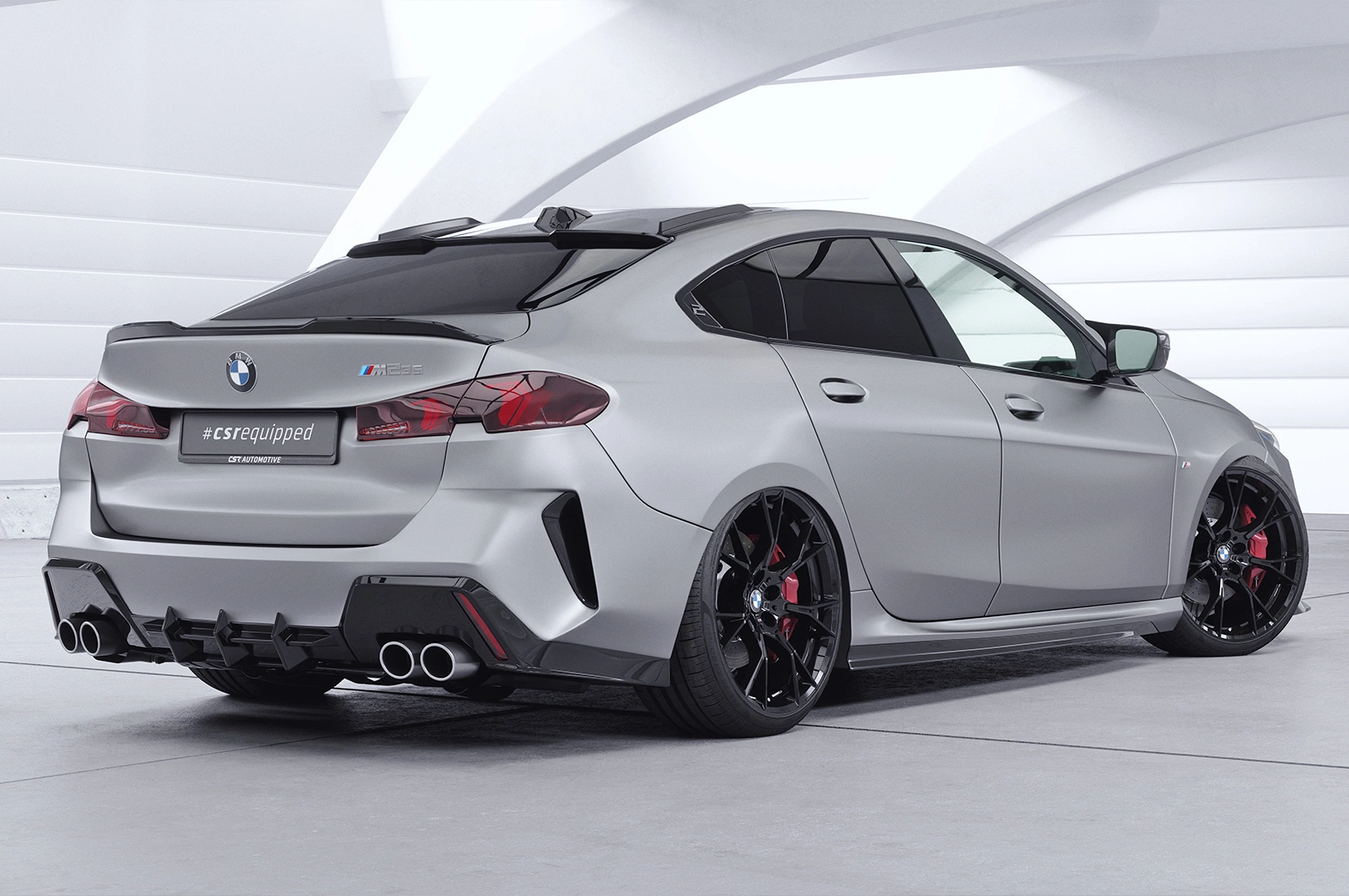 Achterspoiler/ Dakvinnen  BMW 2-Serie F74 Gran Coupe 2024- (ABE Glanzend zwart)