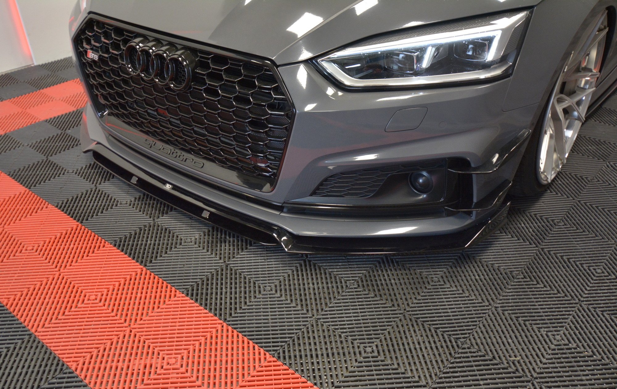 Voorspoiler Audi A5 S Line / S5 Maxton ABS