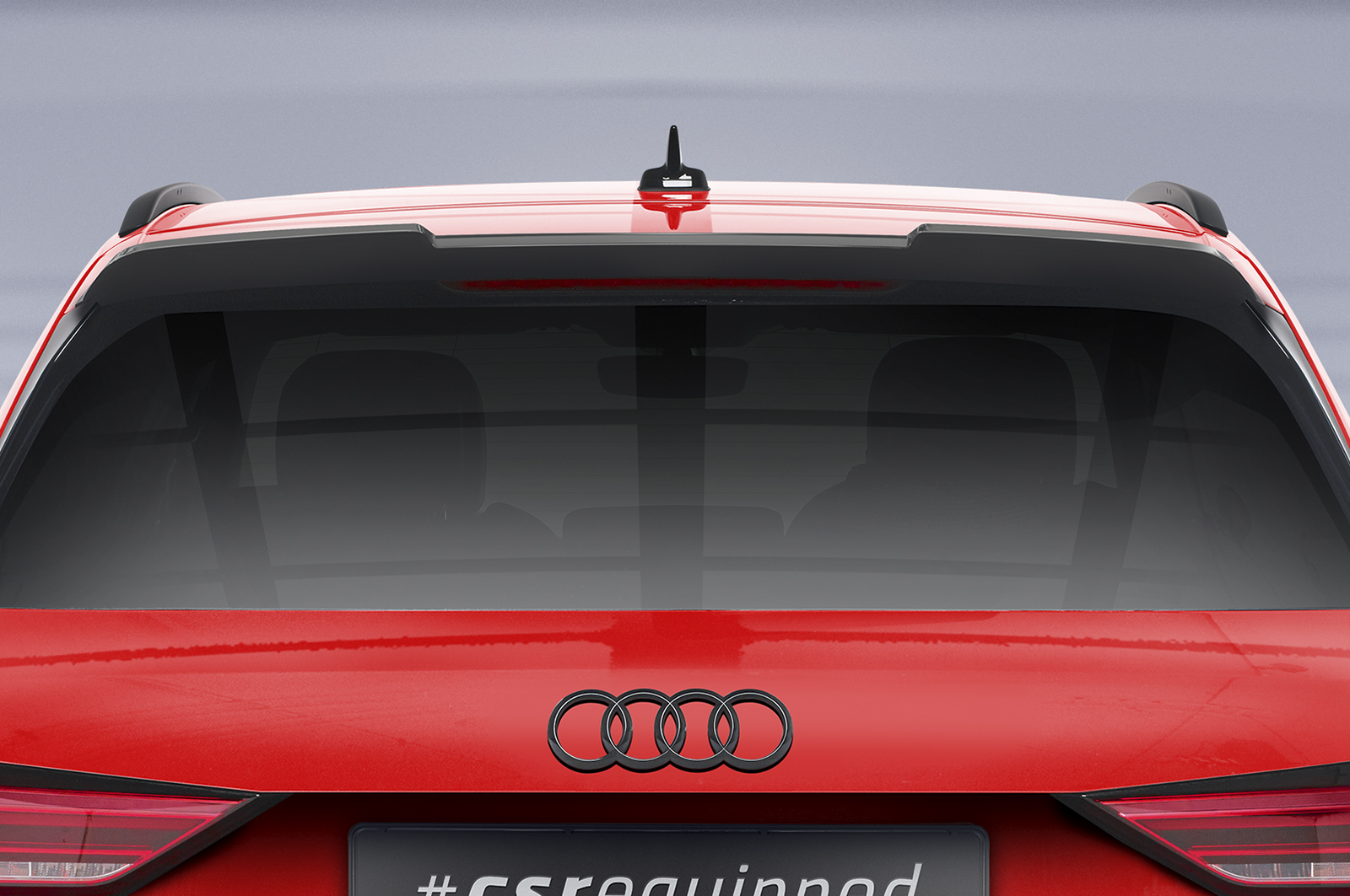 Spoiler Audi Q3 S-Line F3 CSR Glans Zwart
