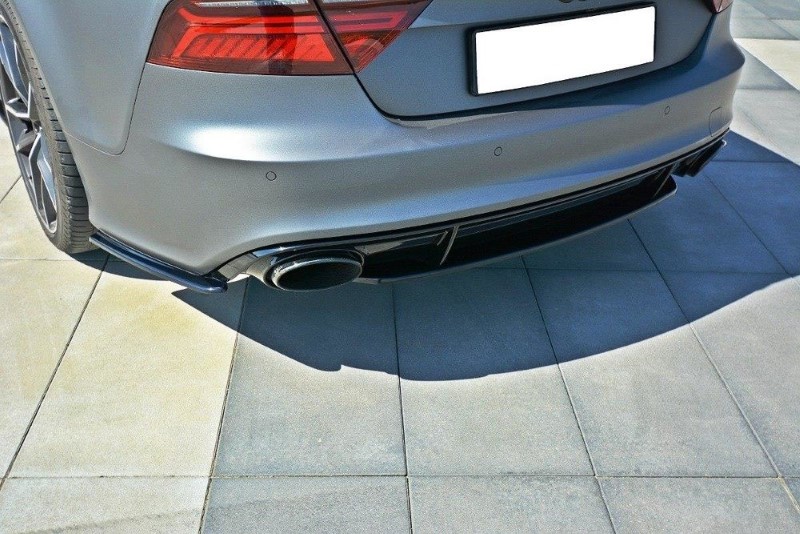 Diffuser Audi RS7 C7 FL Maxton Glans Zwart