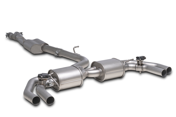 Cupra Formentor VZ5 2.5 turbo 287kW RACING GPF-BACK-SYSTEM Street Race Black Chrome sierstukken