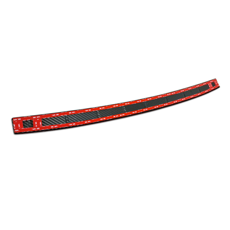 Echt 3D Carbon Achterbumperprotector  Fiat 600 Hybrid & 600e 2023- 'Ribs'