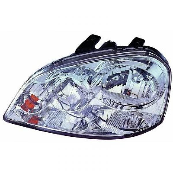 Koplamp links Chevrolet Nubira. 03->> DEPO H1+H7