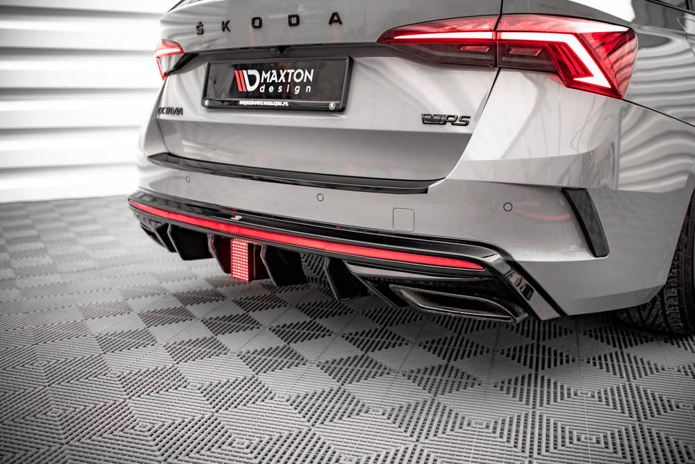 Diffuser Skoda Octavia RS MK4 Maxton Glans Zwart