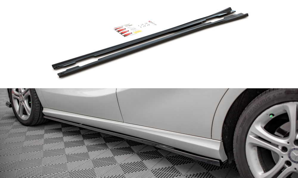 Zijskirts V2 Mercedes A klasse W176 Maxton