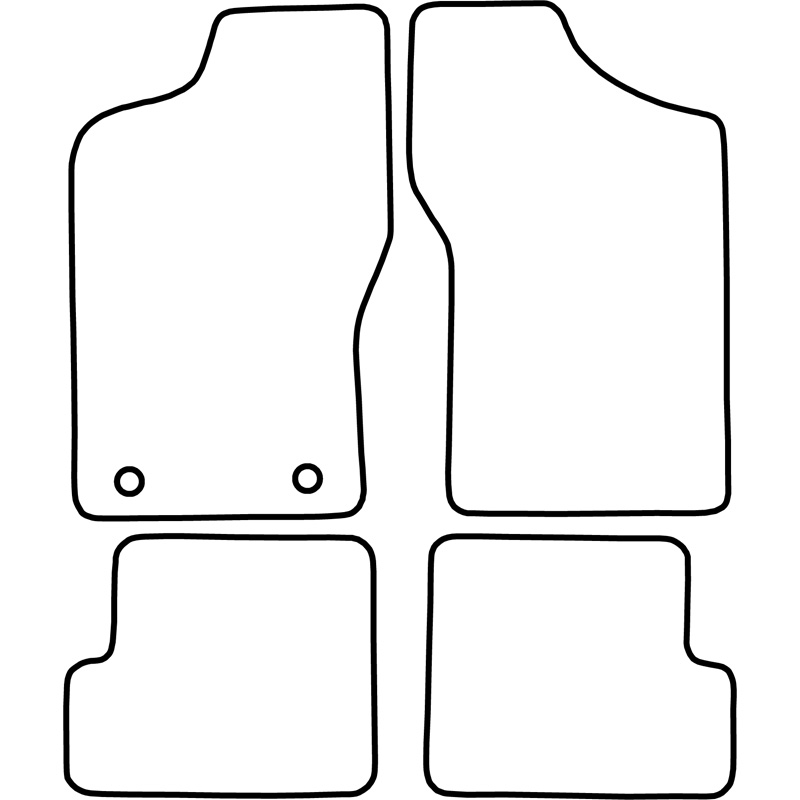 Automatten Fiat Cinquecento