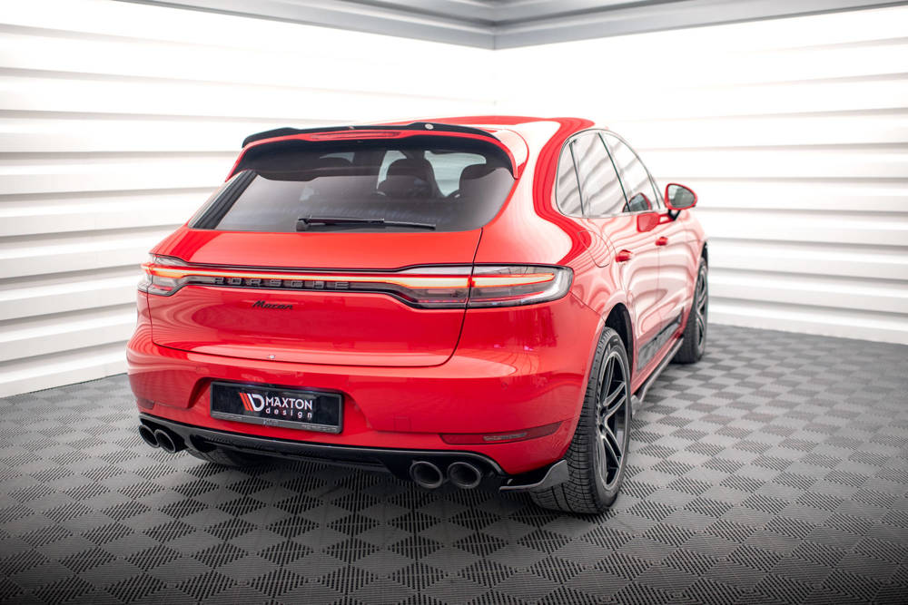 Zijdiffuser Porsche Macan GTS / Sport Design Mk1 Facelift Maxton Glans Zwart