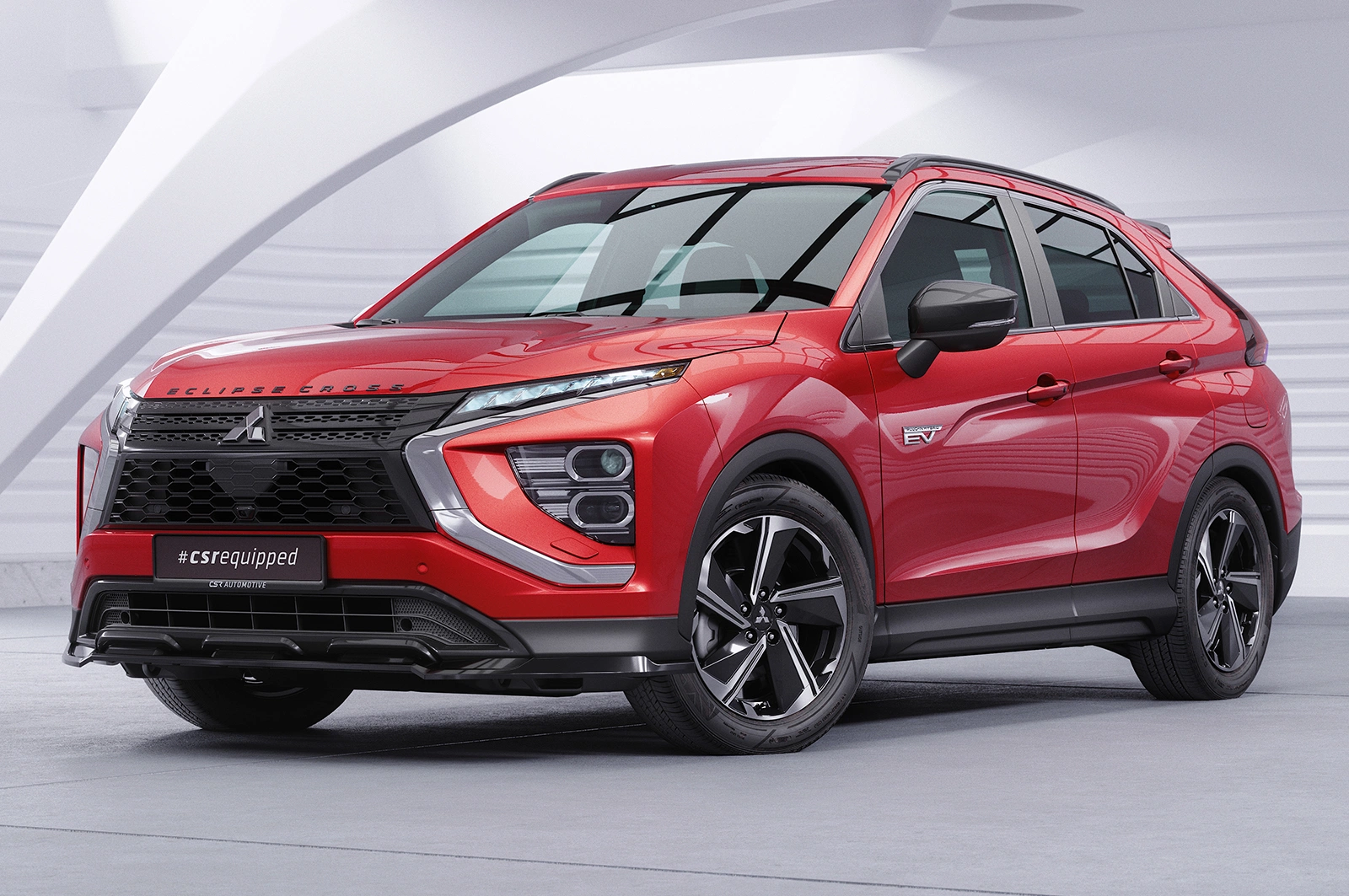 Voorspoiler Mitsubishi Eclipse Cross Glans Zwart (2021–) CSR