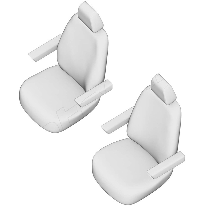 Original Design Stoffen Stoelhoezenset 1+1  Volkswagen T6 2015-2022