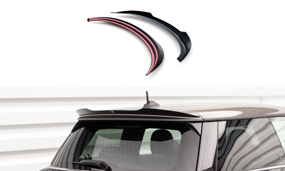 Spoiler Mini Cooper S F56 Facelift 2022 -  Maxton Glans Zwart