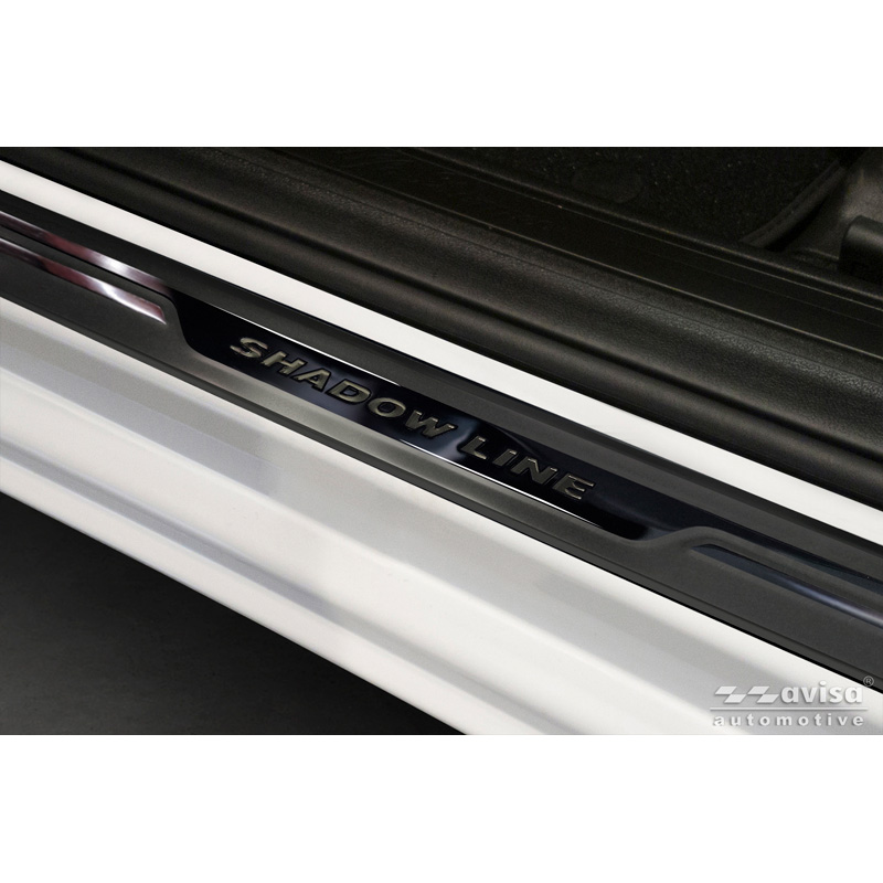 Avisa Universele Instaplijsten 'Shadow Premium' Aluminium/Zwart - 2-Delig - 54 x 4 cm