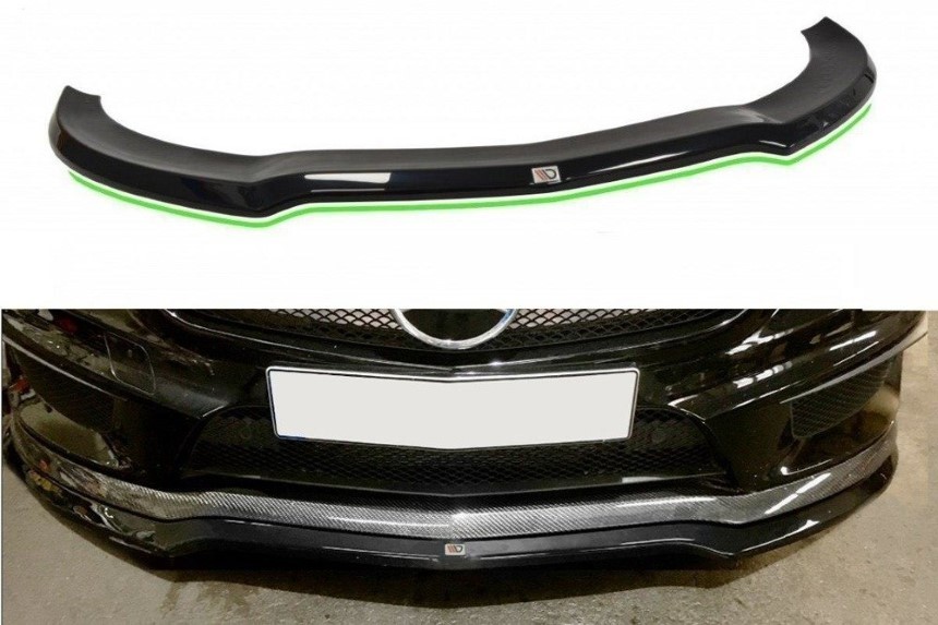 Voorspoiler Mercedes CLA 45 AMG Maxton Design glans zwart