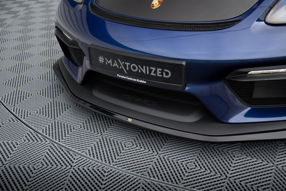 Bodykit Porsche 718 Cayman GT4 RS Maxton Glans Zwart