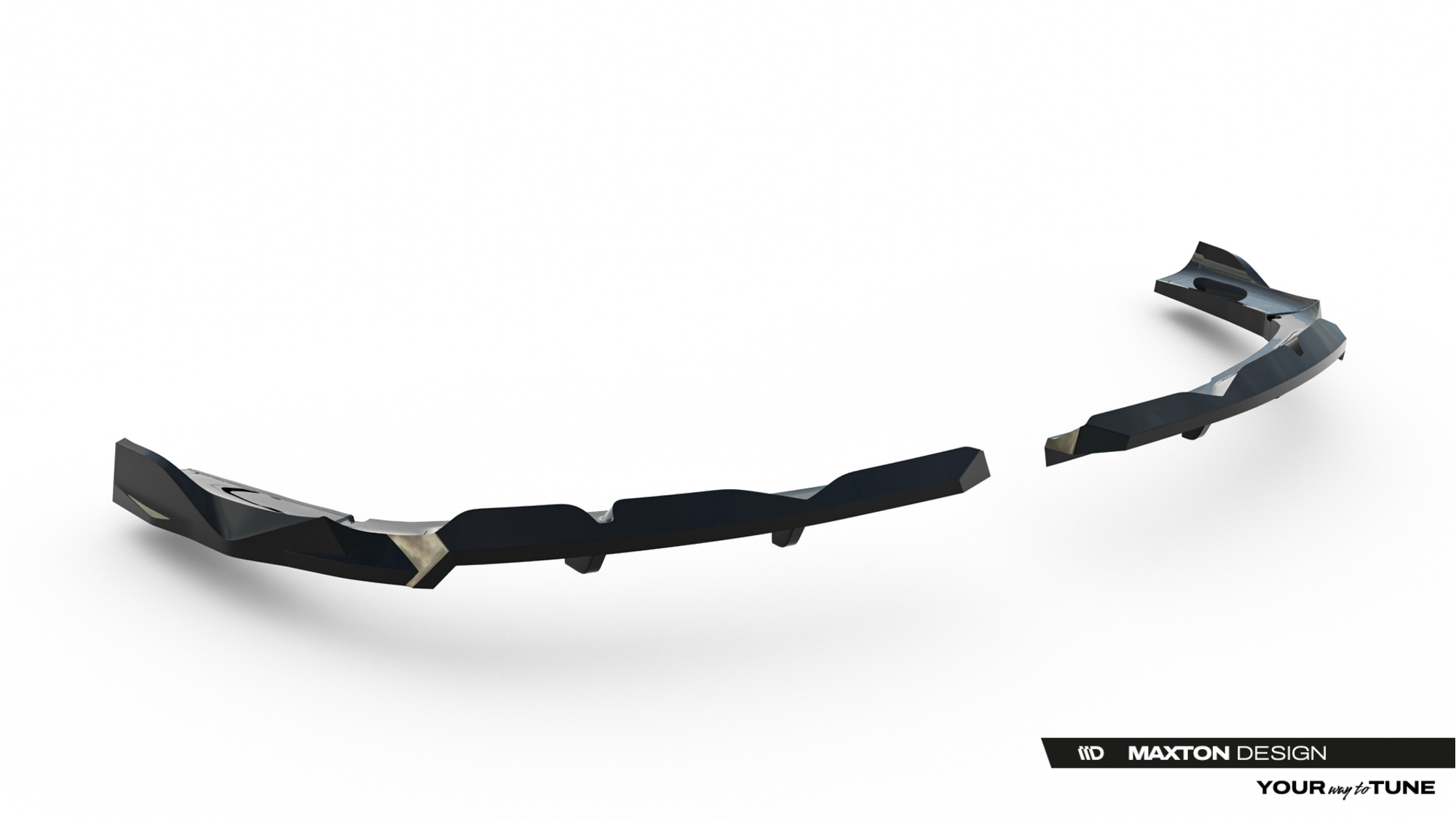 Diffusor BMW X3 M-Pack G45 Glans Zwart