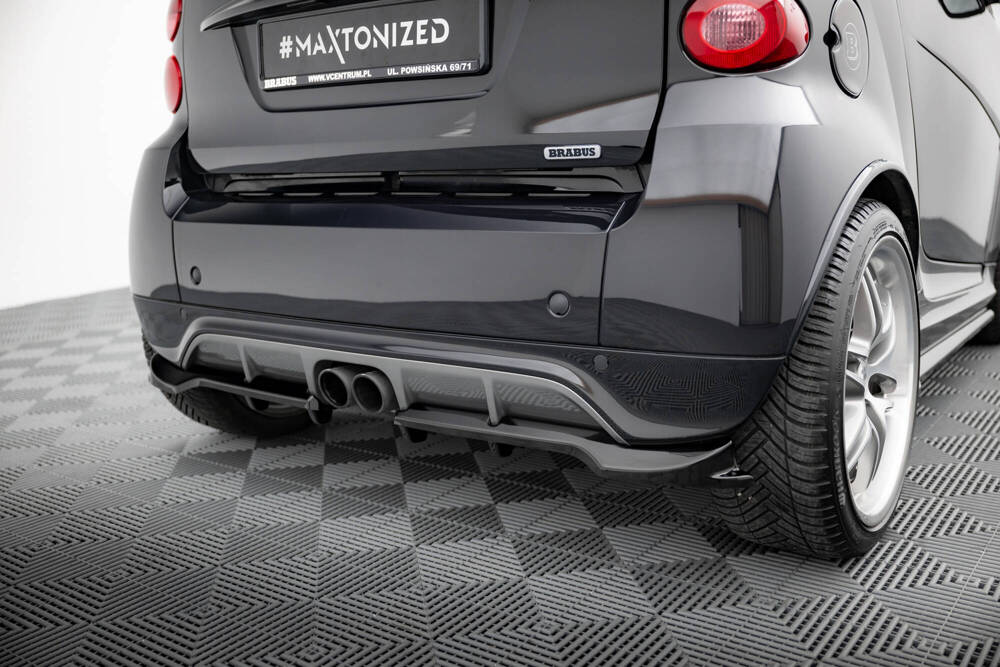 Achterdiffuser Splitter Brabus Smart Fortwo C451 Facelift