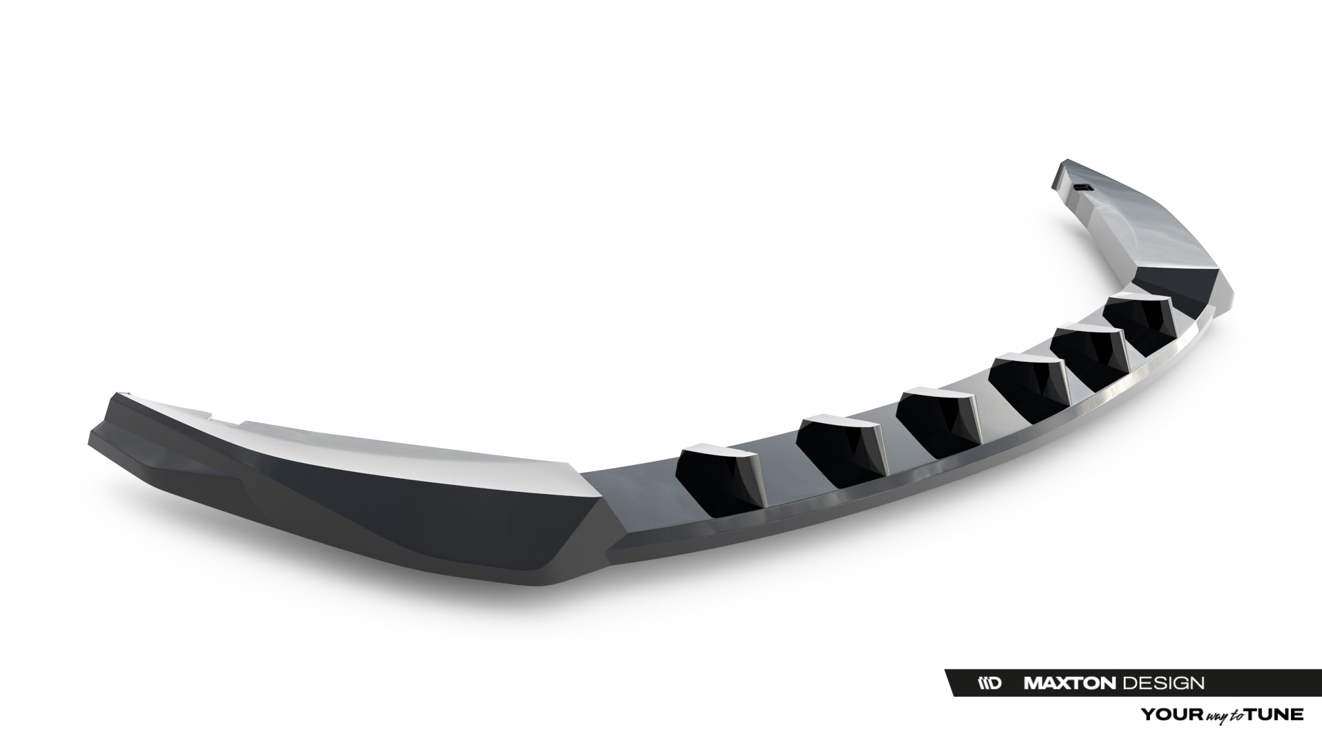 Front Splitter Omoda 9 Mk1 Maxton Glanzend Zwart