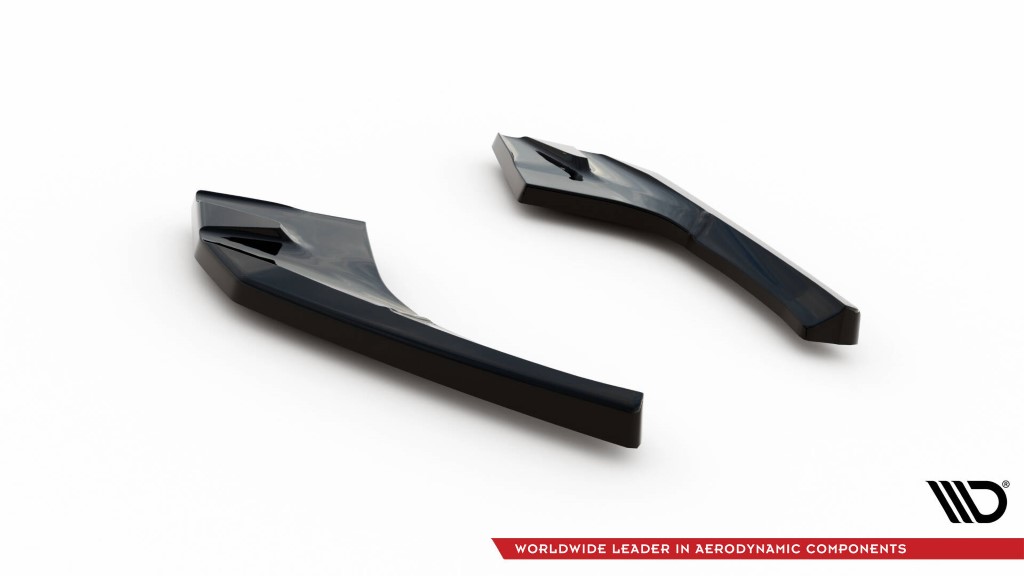 Zijdiffuser Audi A3 S-line S3 Sportback 8V FL Maxton Glans Zwart V.2