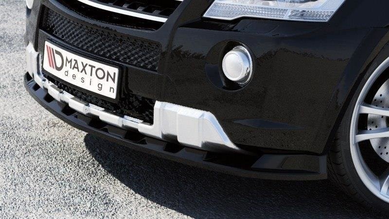 Voorspoiler Mercedes M-Klasse W164 AMG Maxton Design glans zwart
