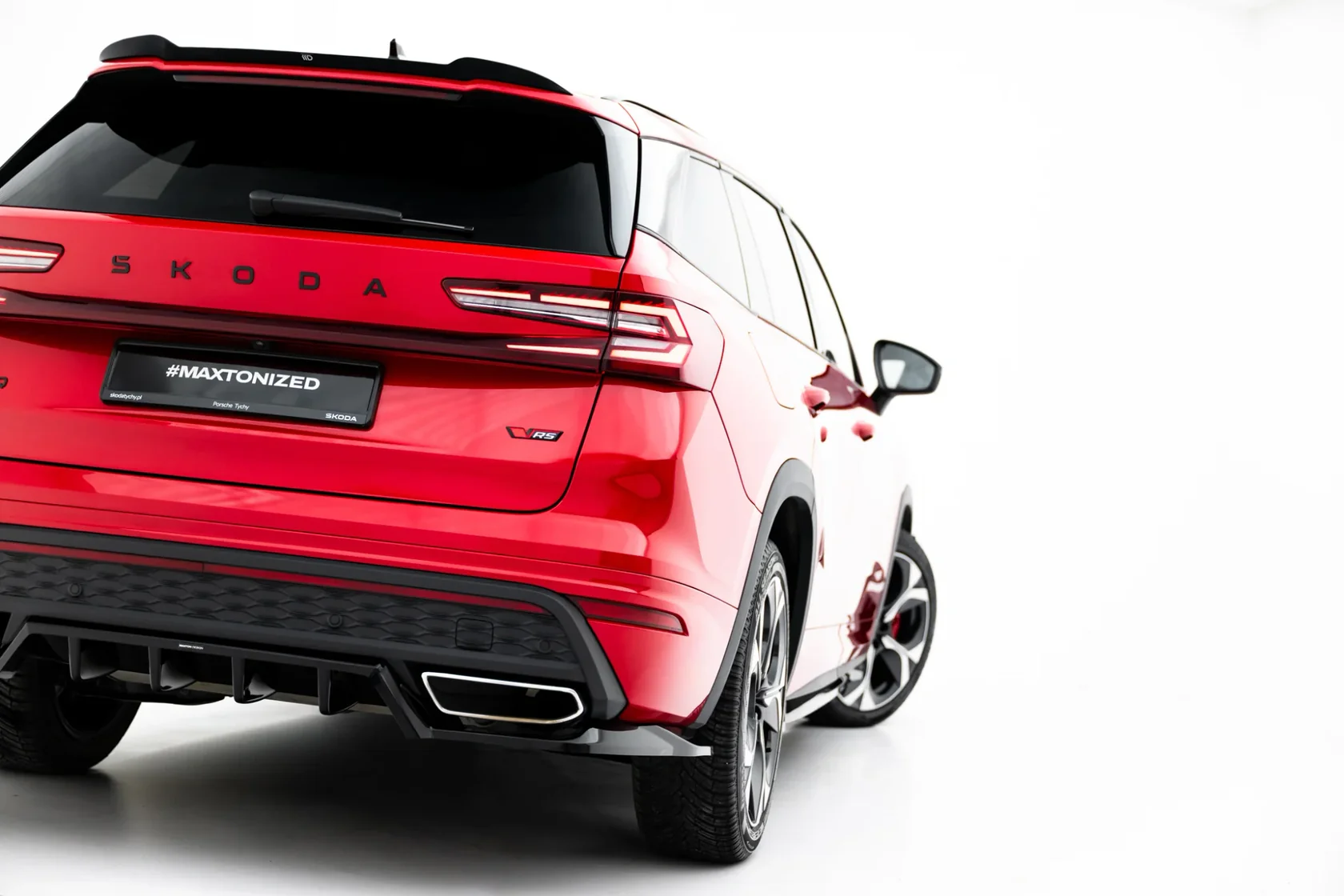 Diffuser Skoda Kodiaq RS FL Maxton Glans Zwart